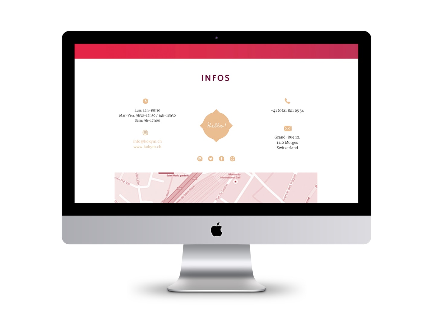 Tale Around web interface - detail view